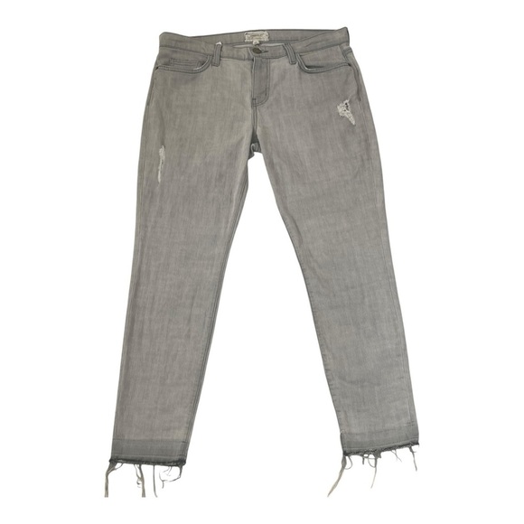 Current/Elliott Gray Straight Leg Jeans - Picture 2 of 4